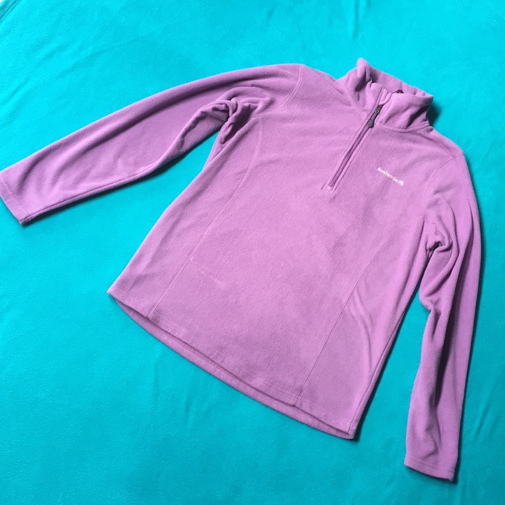 Purple Fleece Quarterzip